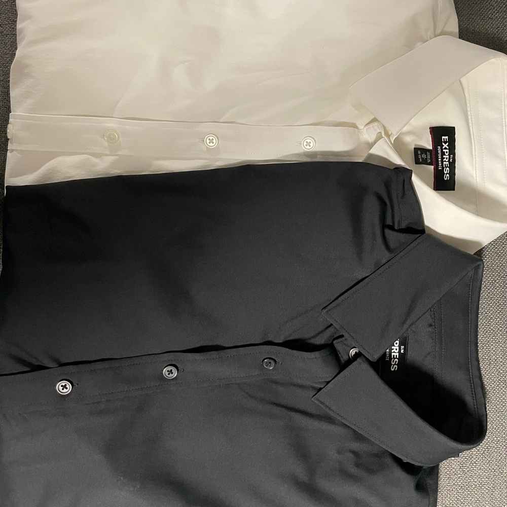 Express Slim-fit Button Downs!